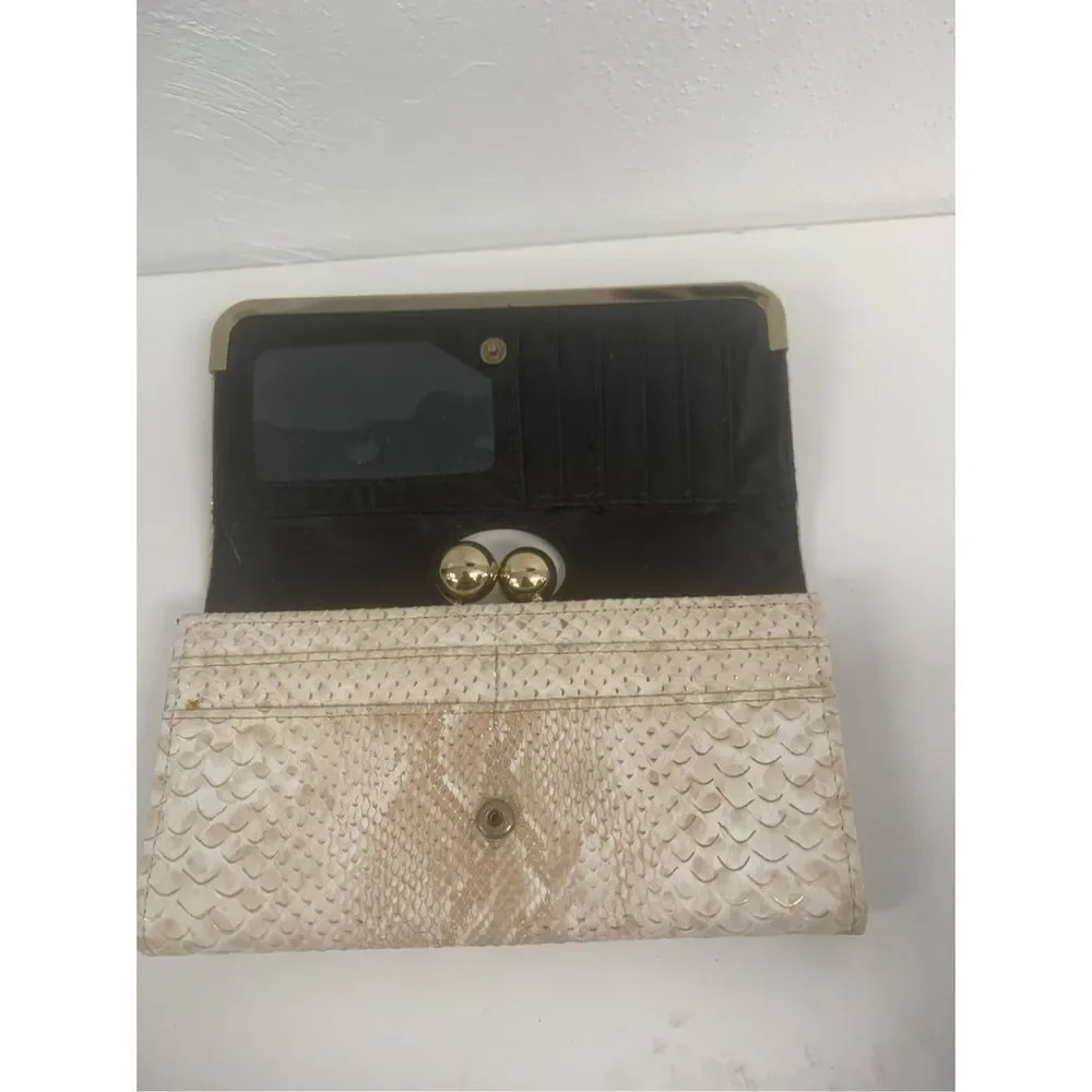 Vegan Snakeskin textured Wallet
